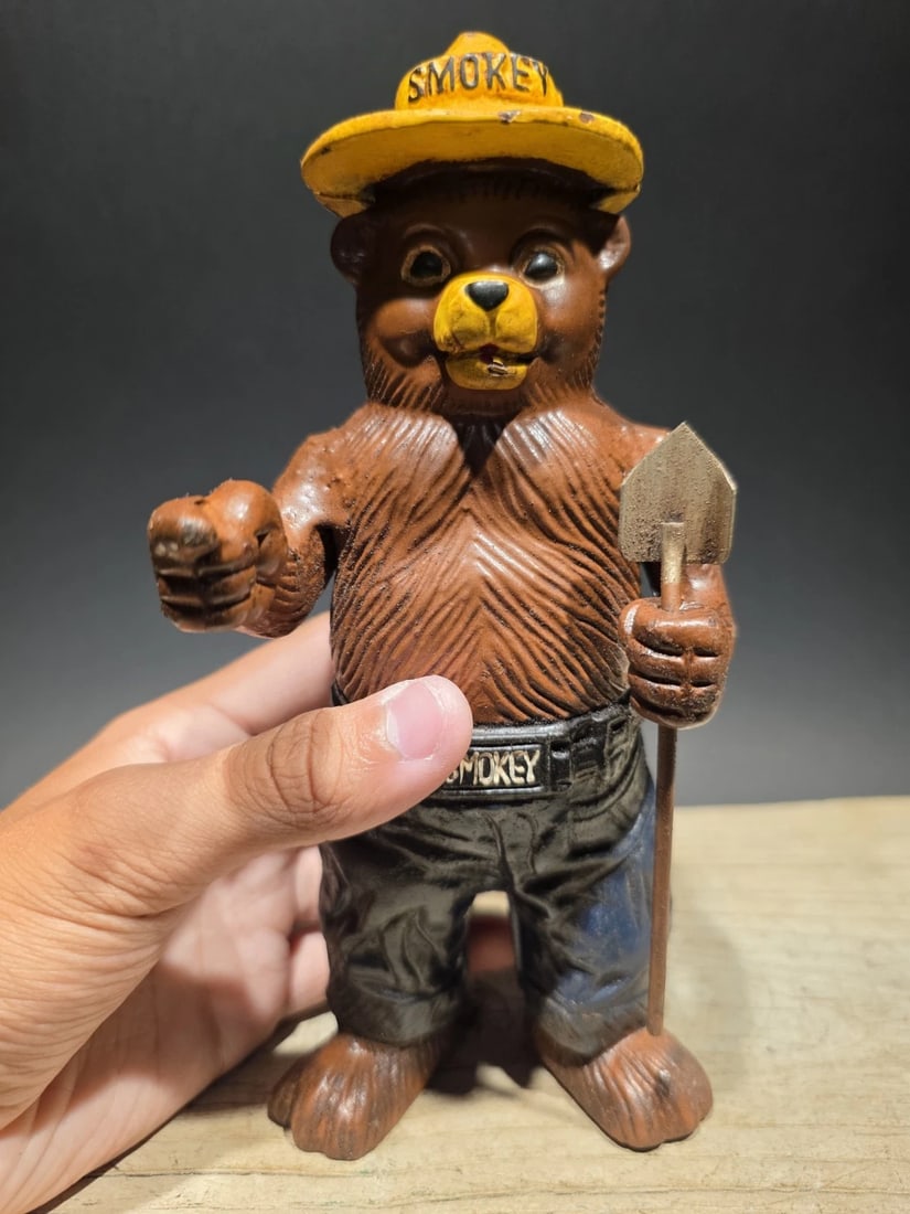 Cast Smokey The Bear Coin Bank - 12
