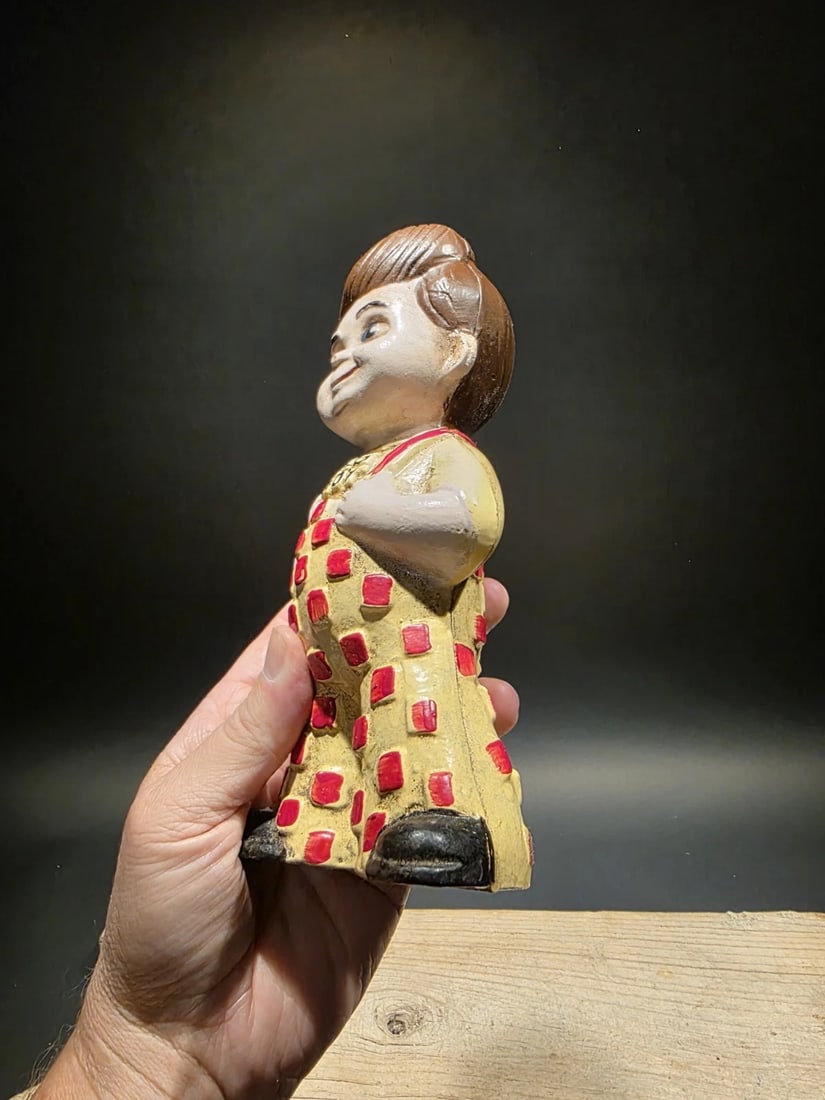 Cast Iron Big Boy Coin Bank - 10
