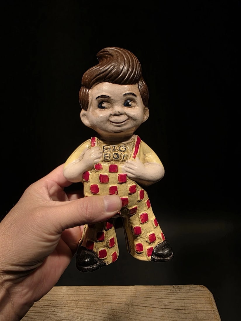 Cast Iron Big Boy Coin Bank - 12