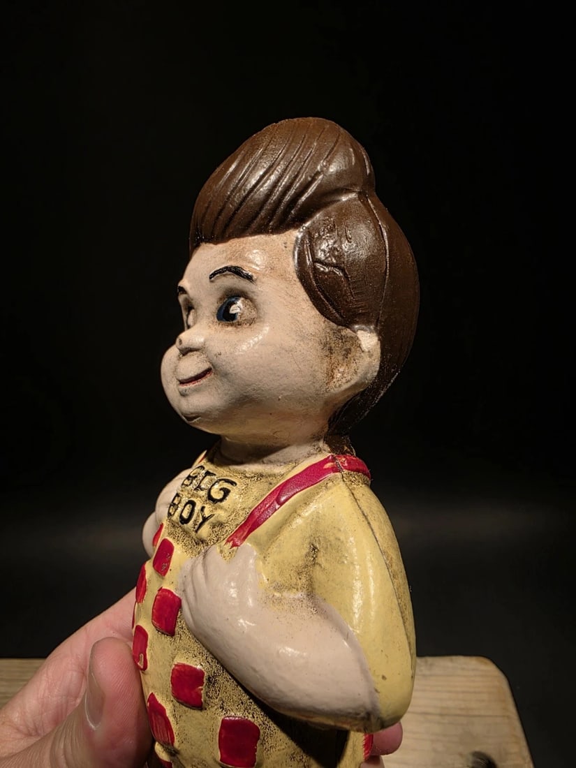 Cast Iron Big Boy Coin Bank - 13