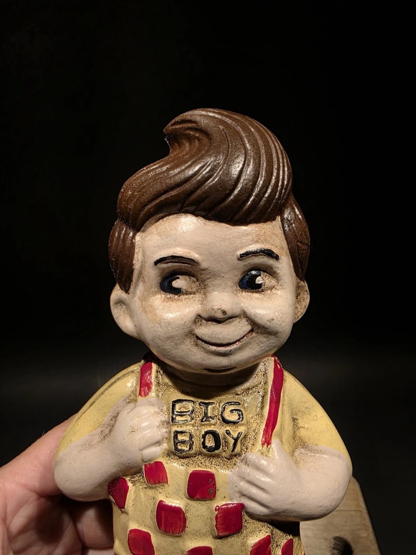 Cast Iron Big Boy Coin Bank - 14