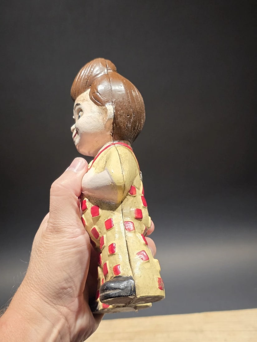 Cast Iron Big Boy Coin Bank - 5