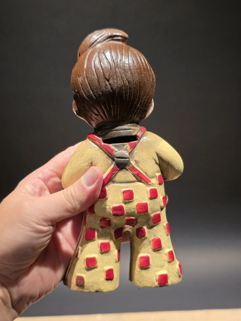 Cast Iron Big Boy Coin Bank - 6