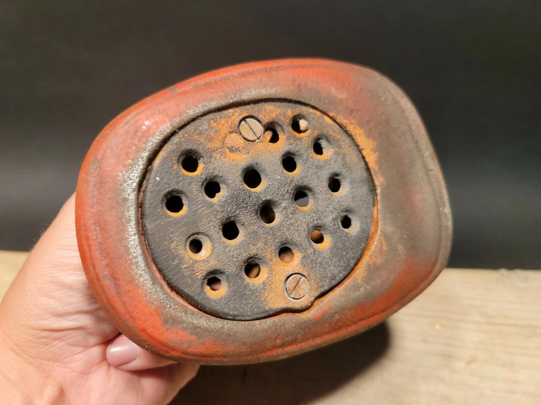 Miniature Cast Iron Fireman Helmet Coin Bank - 5