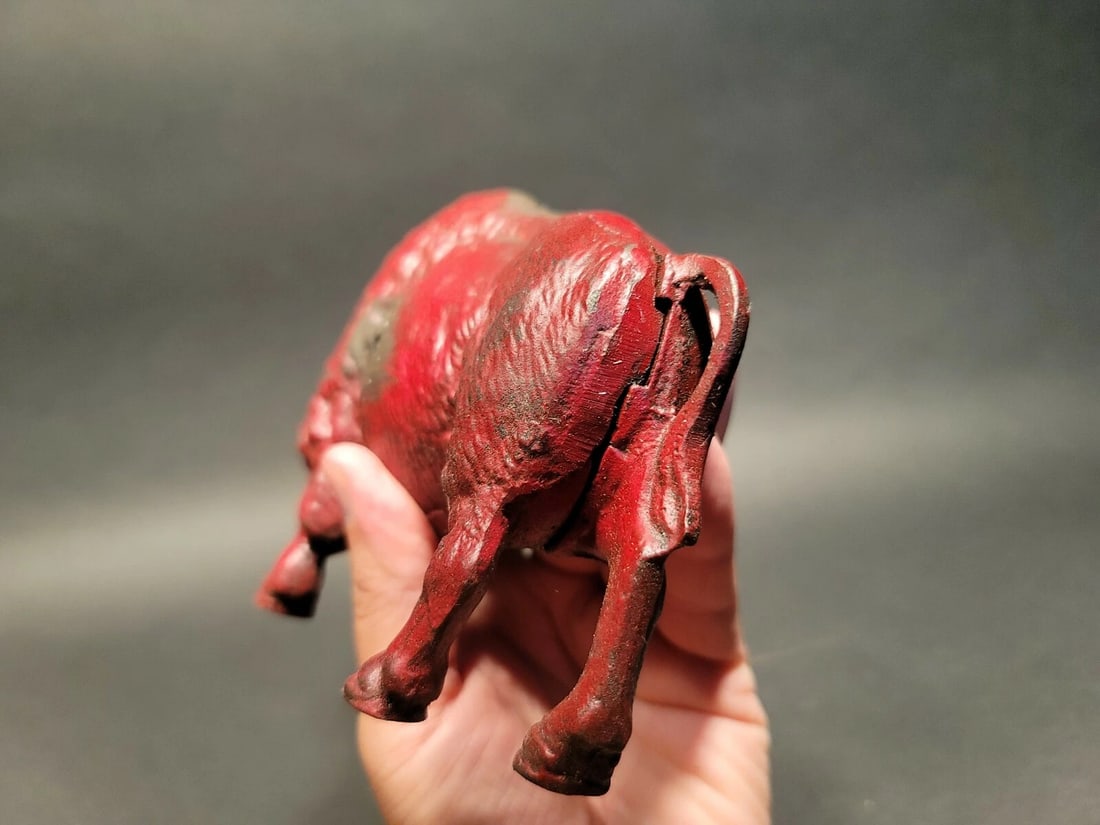 Buffalo Gasoline Cast Iron Coin Bank - 8