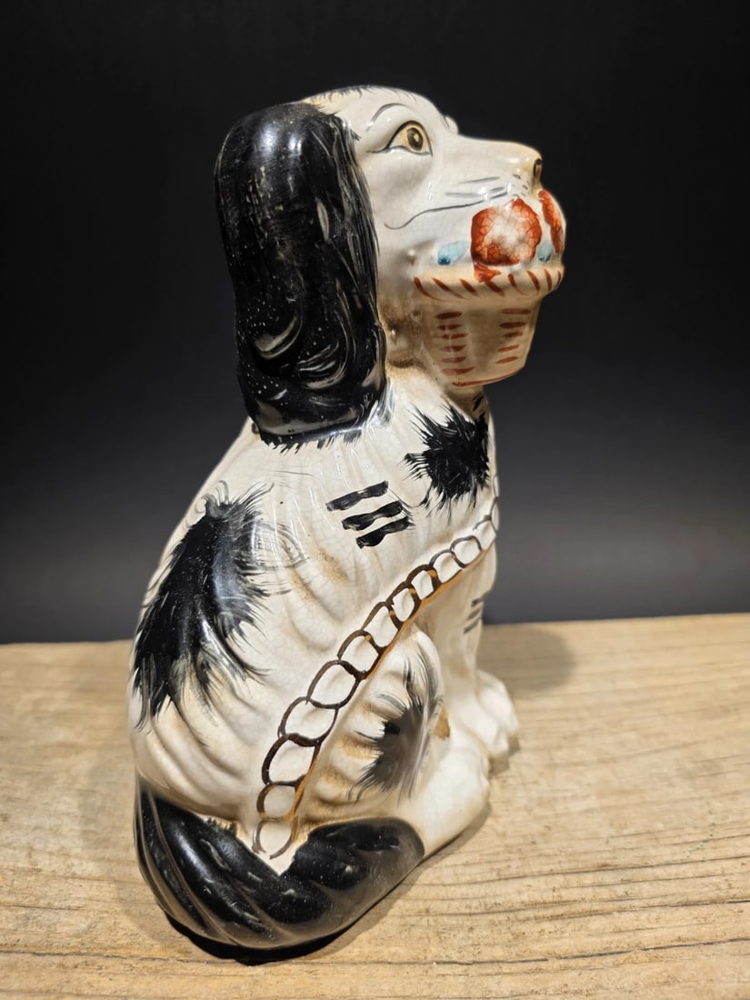 8" Staffordshire Spaniel Dog Figurine - 10
