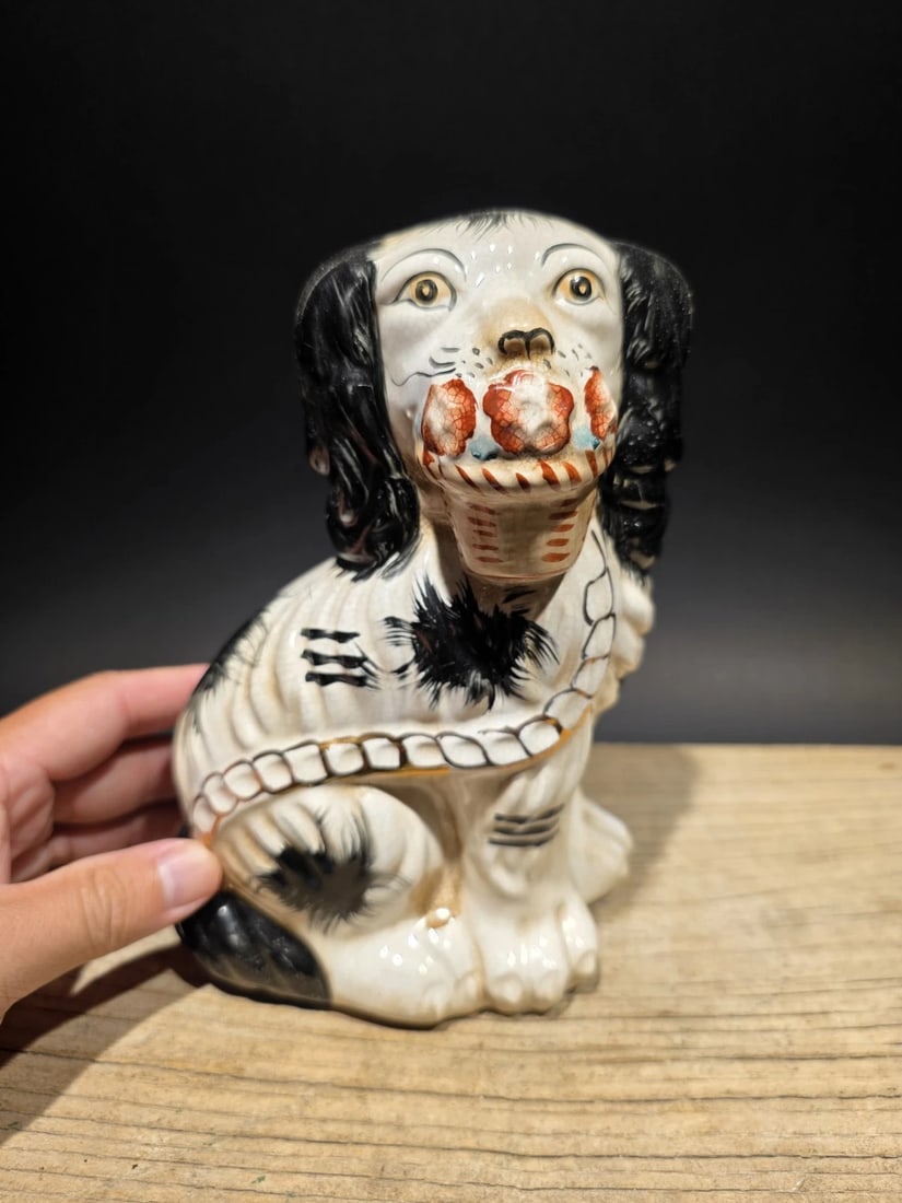 8" Staffordshire Spaniel Dog Figurine - 2