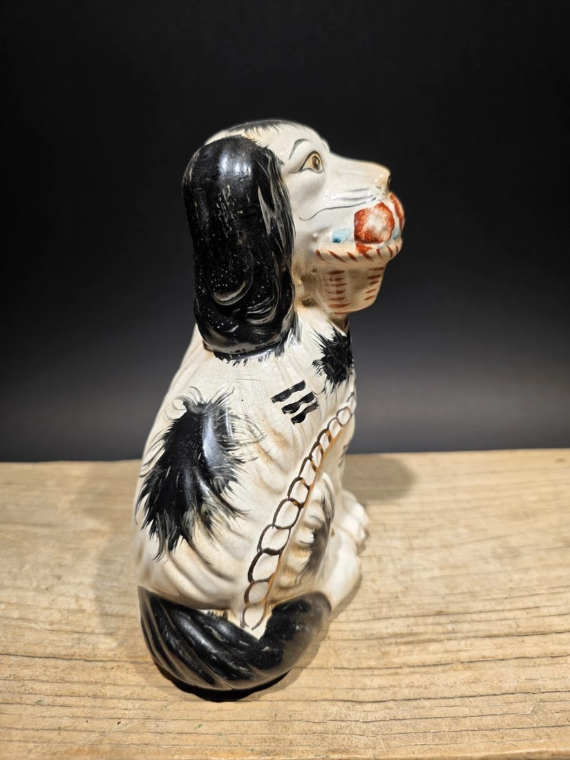 8" Staffordshire Spaniel Dog Figurine - 3