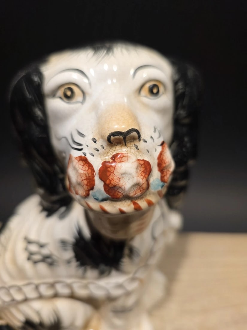 8" Staffordshire Spaniel Dog Figurine - 9