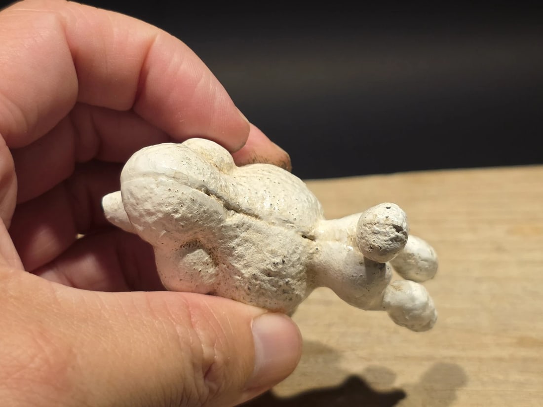Cast Iron Poodle Dog Figurine White Poodle Statue - 6