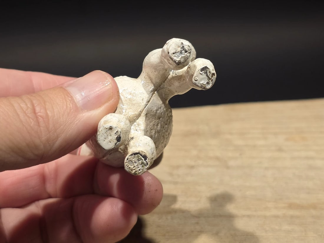 Cast Iron Poodle Dog Figurine White Poodle Statue - 7
