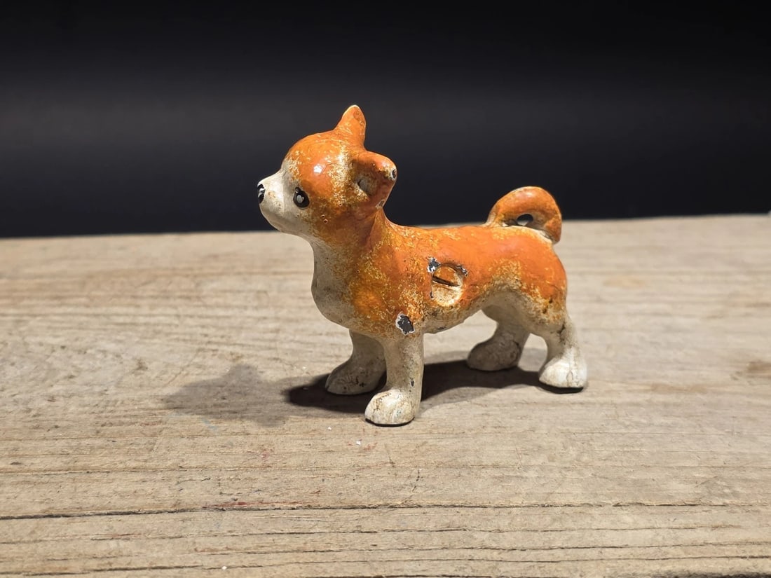 Miniature Cast Iron Chihuahua Dog Figurine Dog - 11