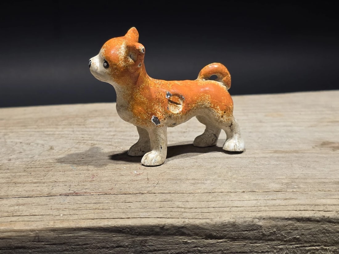 Miniature Cast Iron Chihuahua Dog Figurine Dog - 12