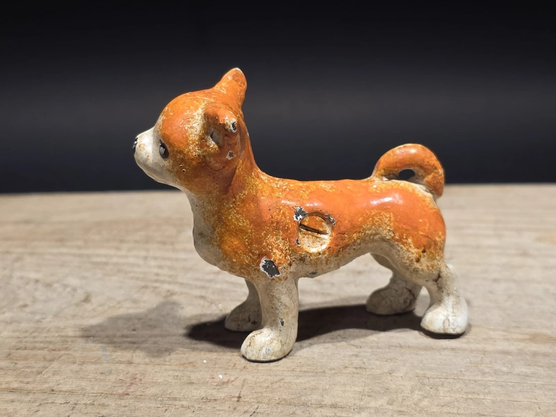 Miniature Cast Iron Chihuahua Dog Figurine Dog - 13