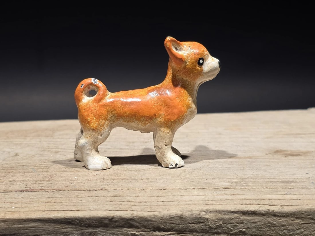 Miniature Cast Iron Chihuahua Dog Figurine Dog - 14