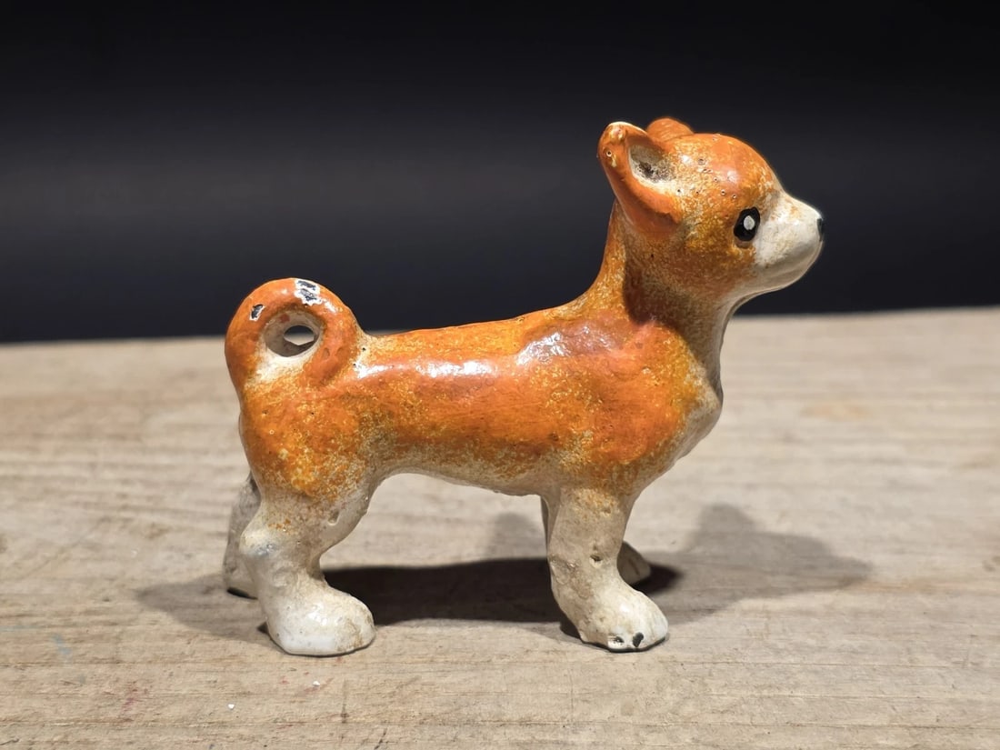 Miniature Cast Iron Chihuahua Dog Figurine Dog - 15
