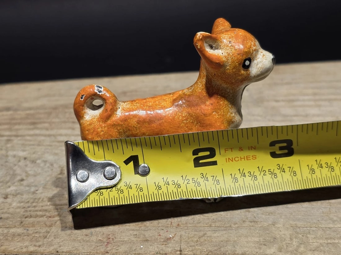 Miniature Cast Iron Chihuahua Dog Figurine Dog - 16