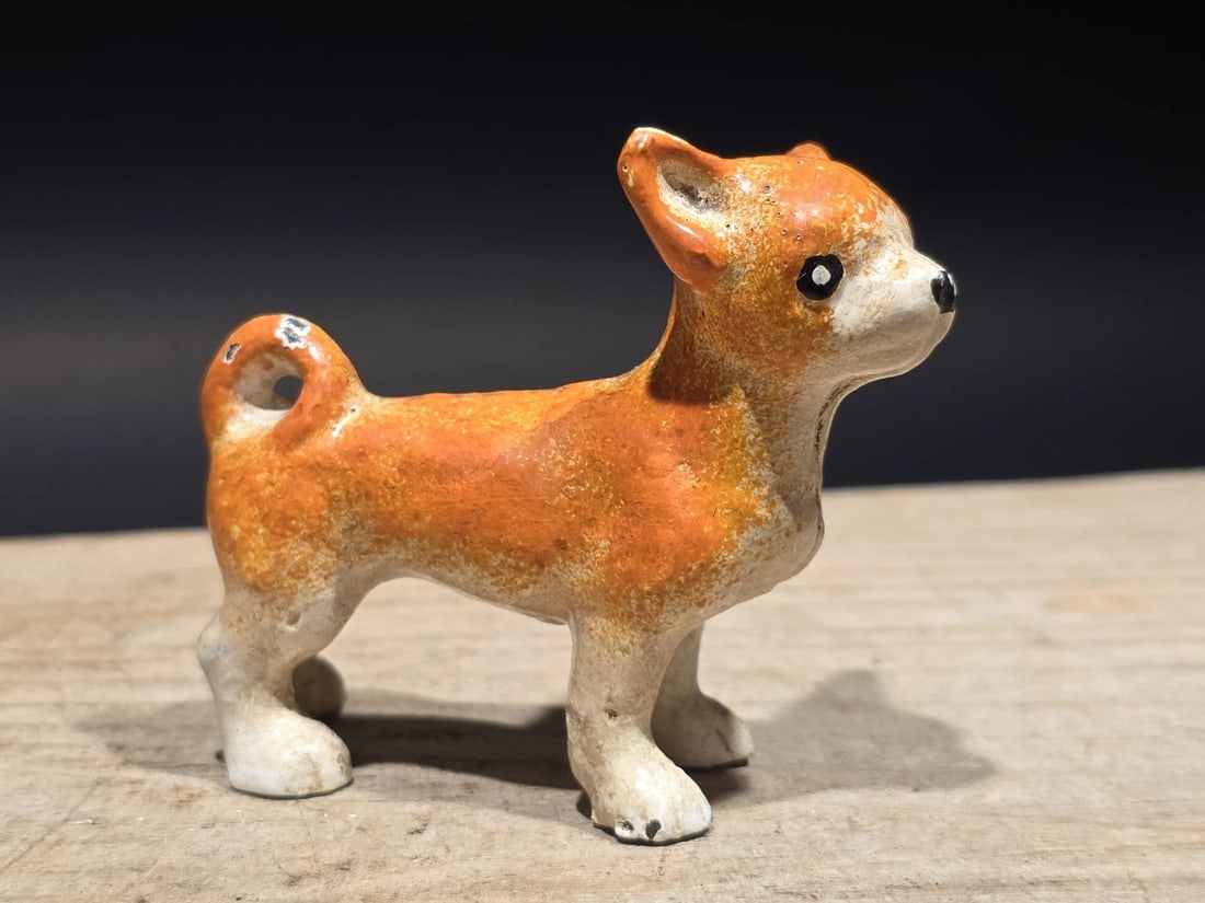 Miniature Cast Iron Chihuahua Dog Figurine Dog - 2