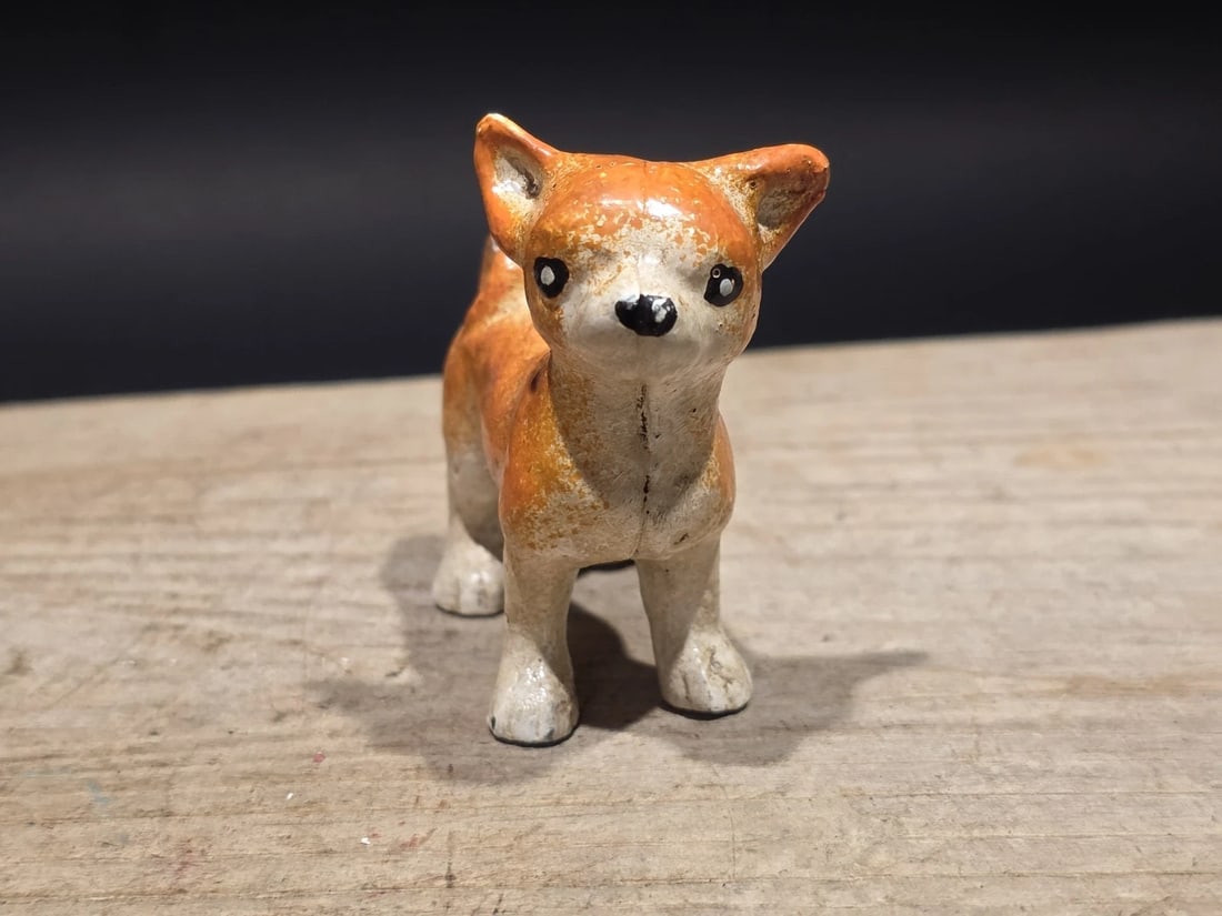 Miniature Cast Iron Chihuahua Dog Figurine Dog - 3