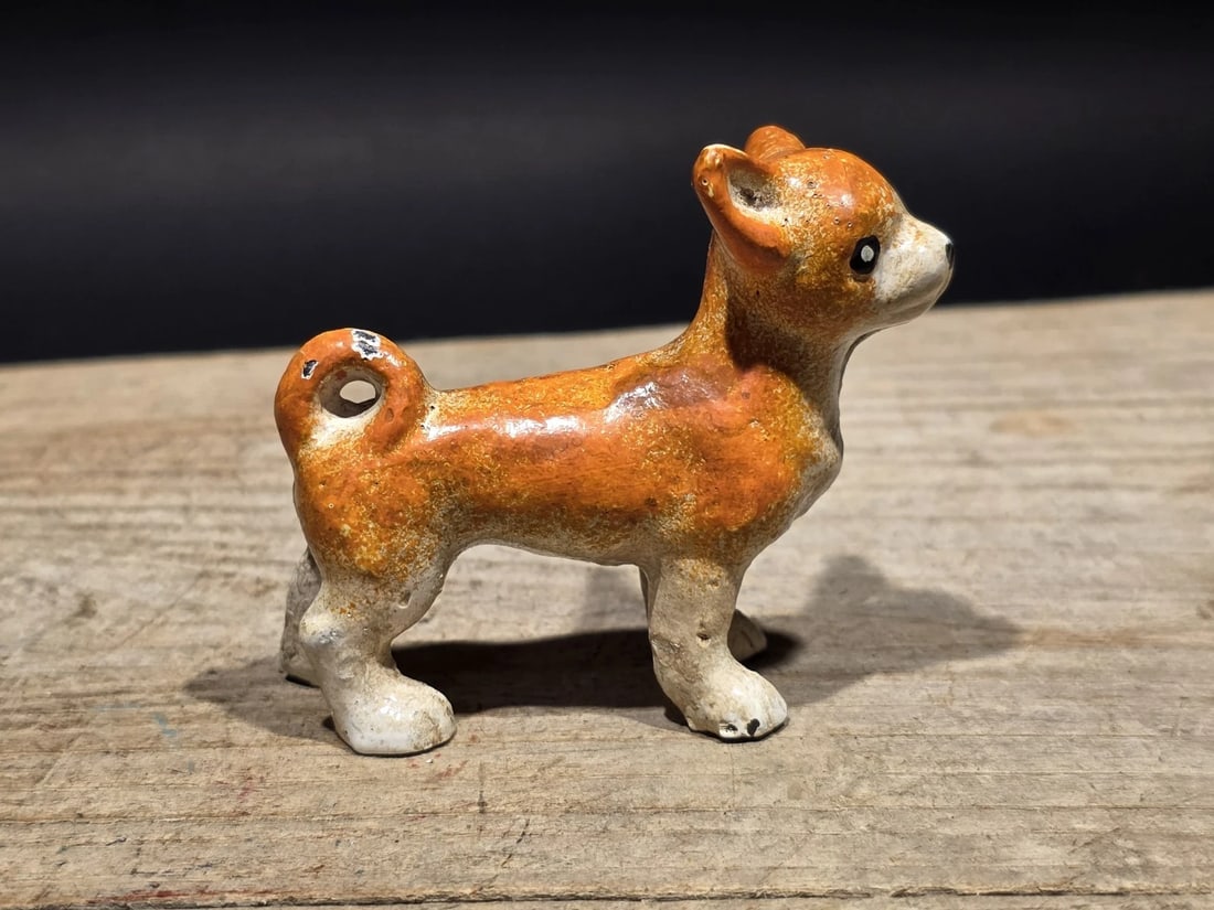 Miniature Cast Iron Chihuahua Dog Figurine Dog - 5