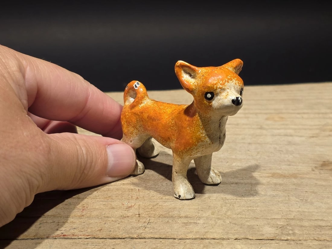 Miniature Cast Iron Chihuahua Dog Figurine Dog - 8