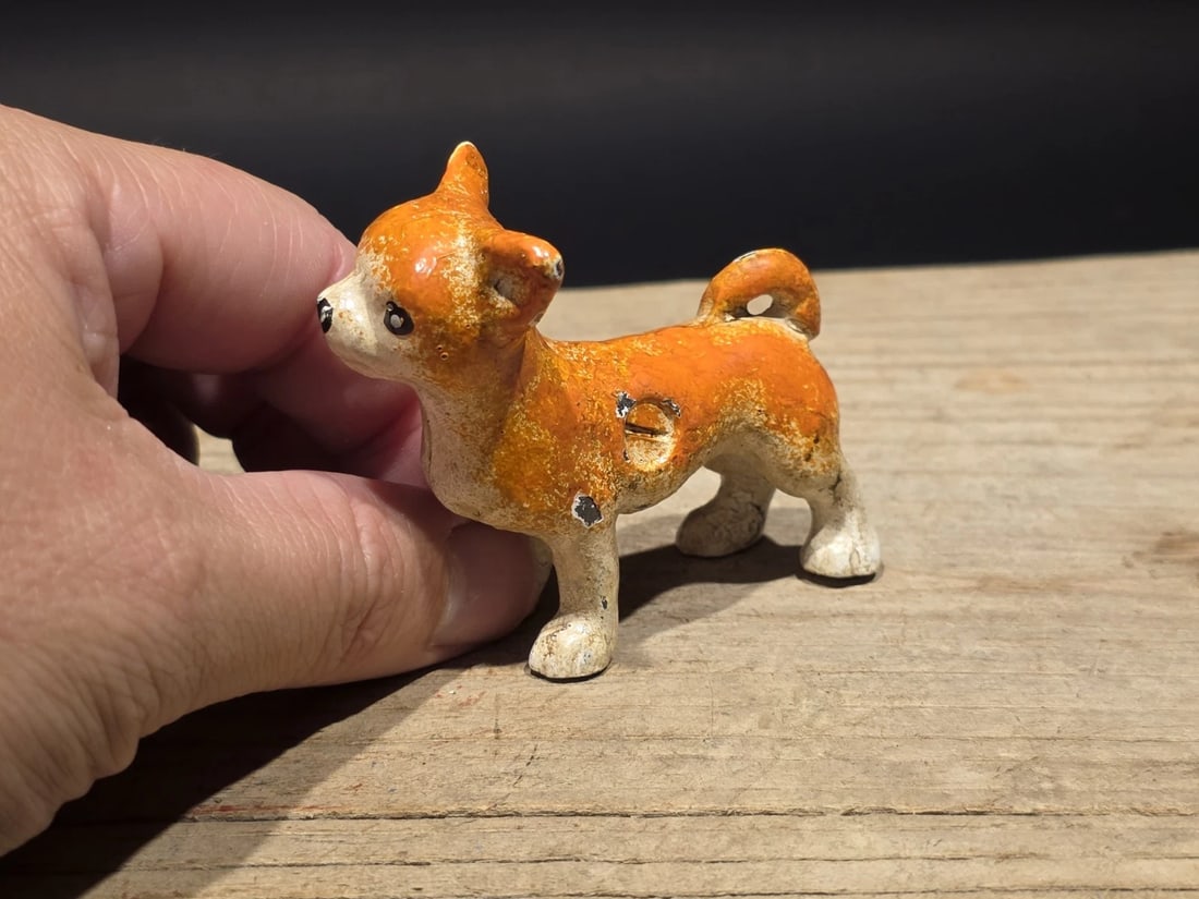 Miniature Cast Iron Chihuahua Dog Figurine Dog - 9