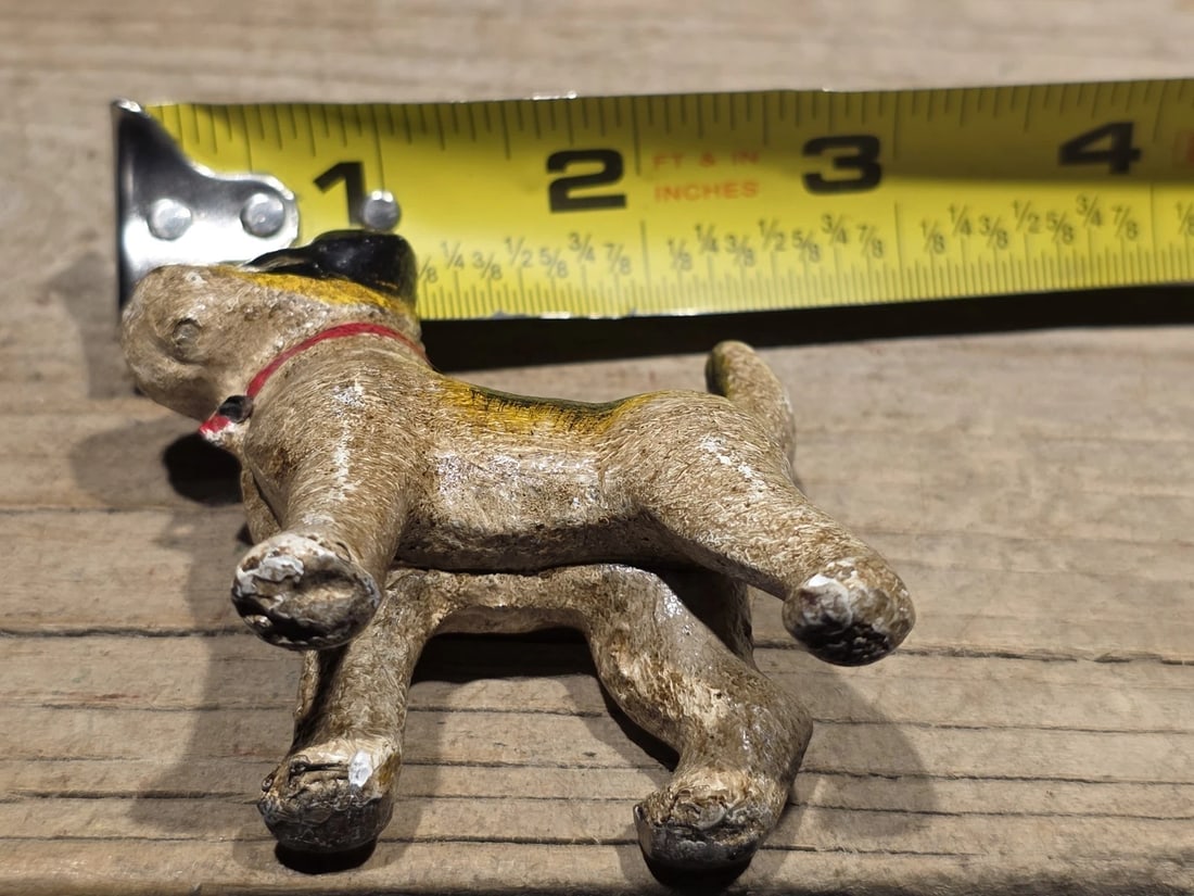 Miniature Cast Iron Fox Hair Terrier Dog - 11