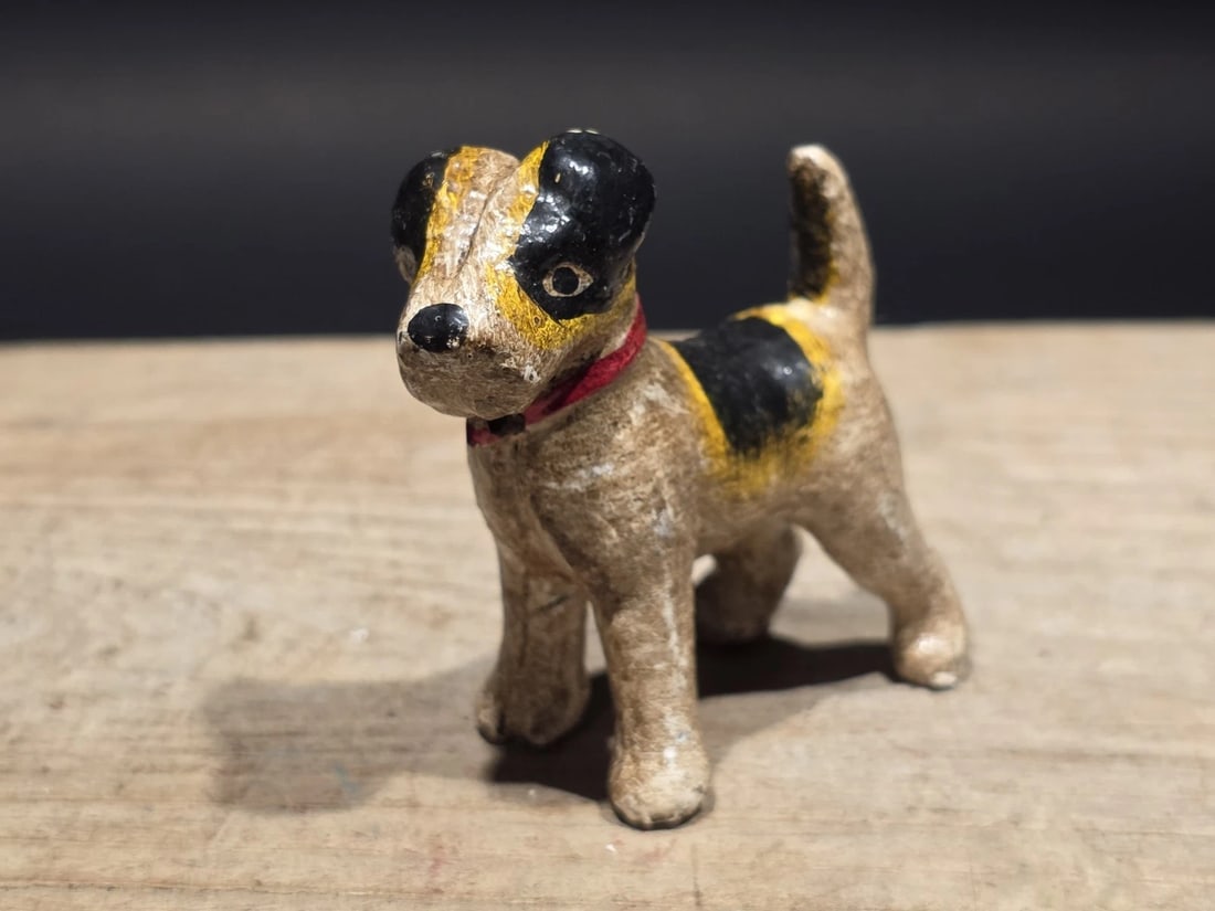 Miniature Cast Iron Fox Hair Terrier Dog - 2