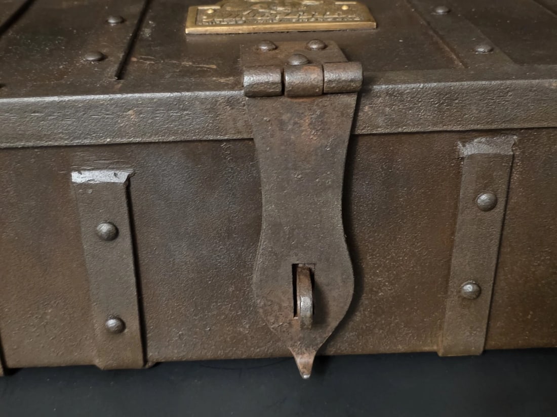 15" Wrought Iron Winchester Ammunition Chest Strongbox - 18