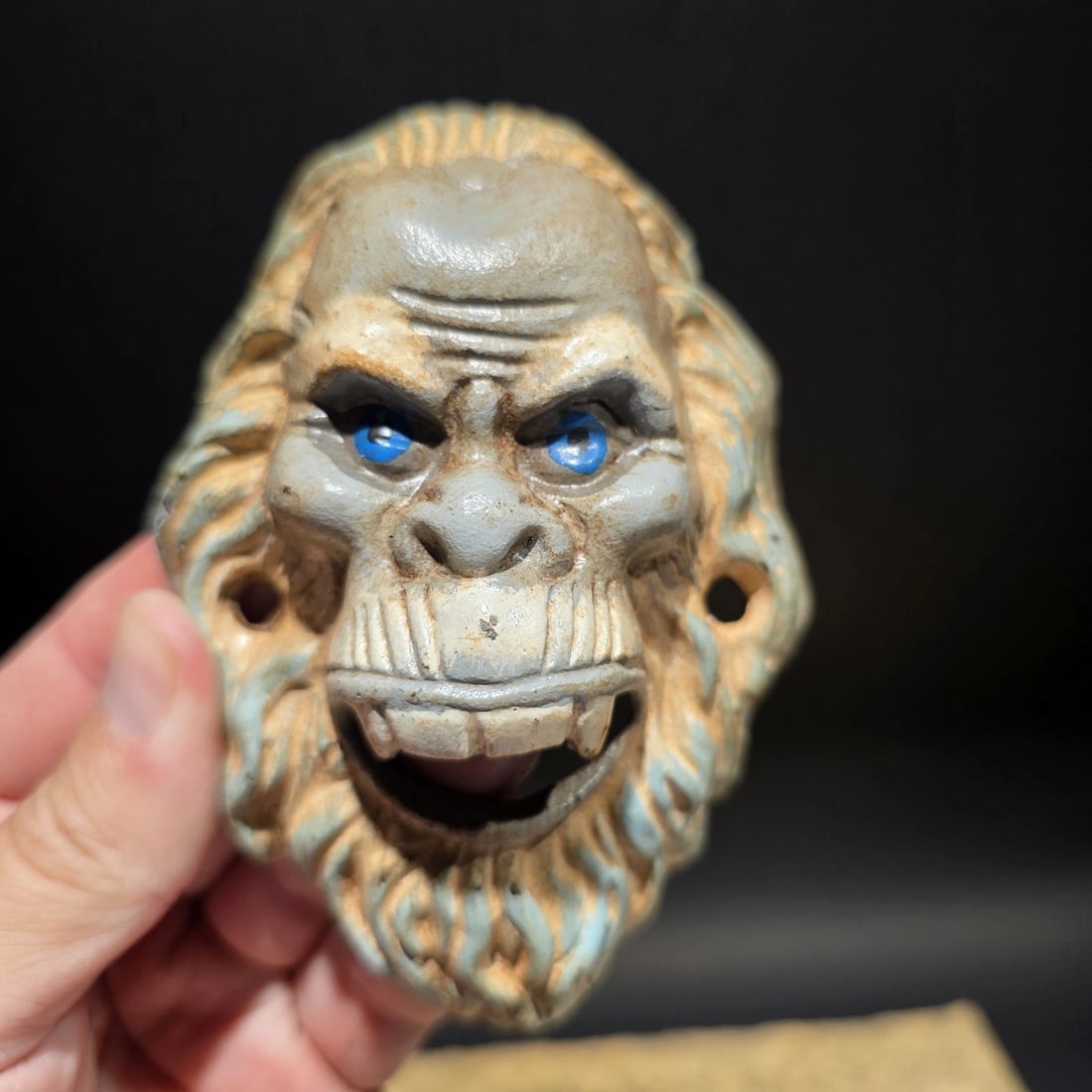 Cast Iron Yeti Sasquatch Wall mount Bottle Opener - 11