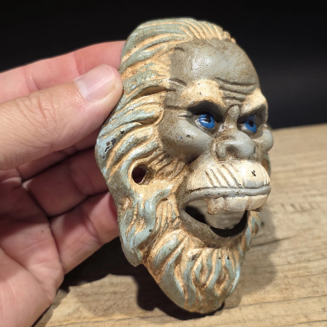 Cast Iron Yeti Sasquatch Wall mount Bottle Opener - 2