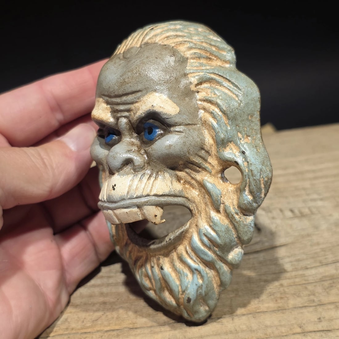 Cast Iron Yeti Sasquatch Wall mount Bottle Opener - 4