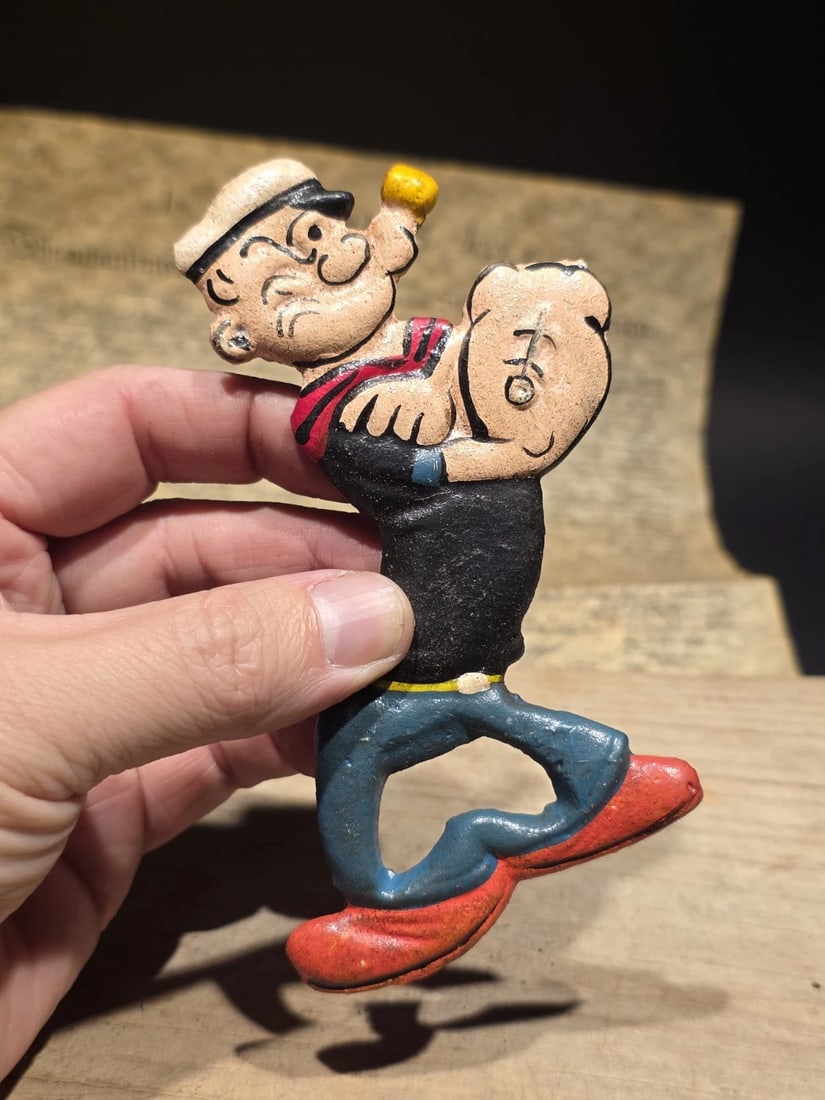 5" Cast Iron Popeye Bottle Opener - 2