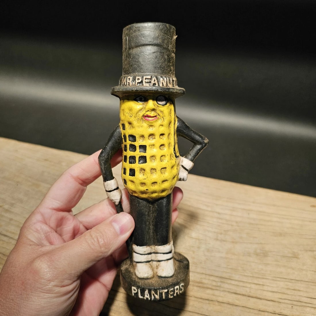 Cast Iron Peanut Coin Bank - 15