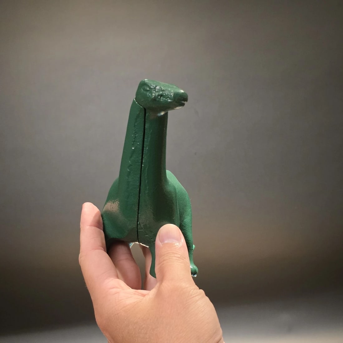 Cast Iron Brontosaurus Dinosaur Coin Bank - 12