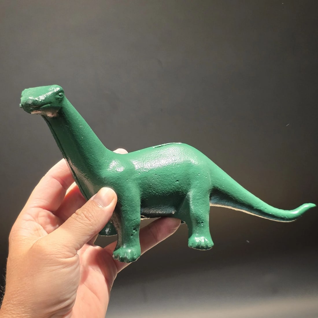 Cast Iron Brontosaurus Dinosaur Coin Bank - 3
