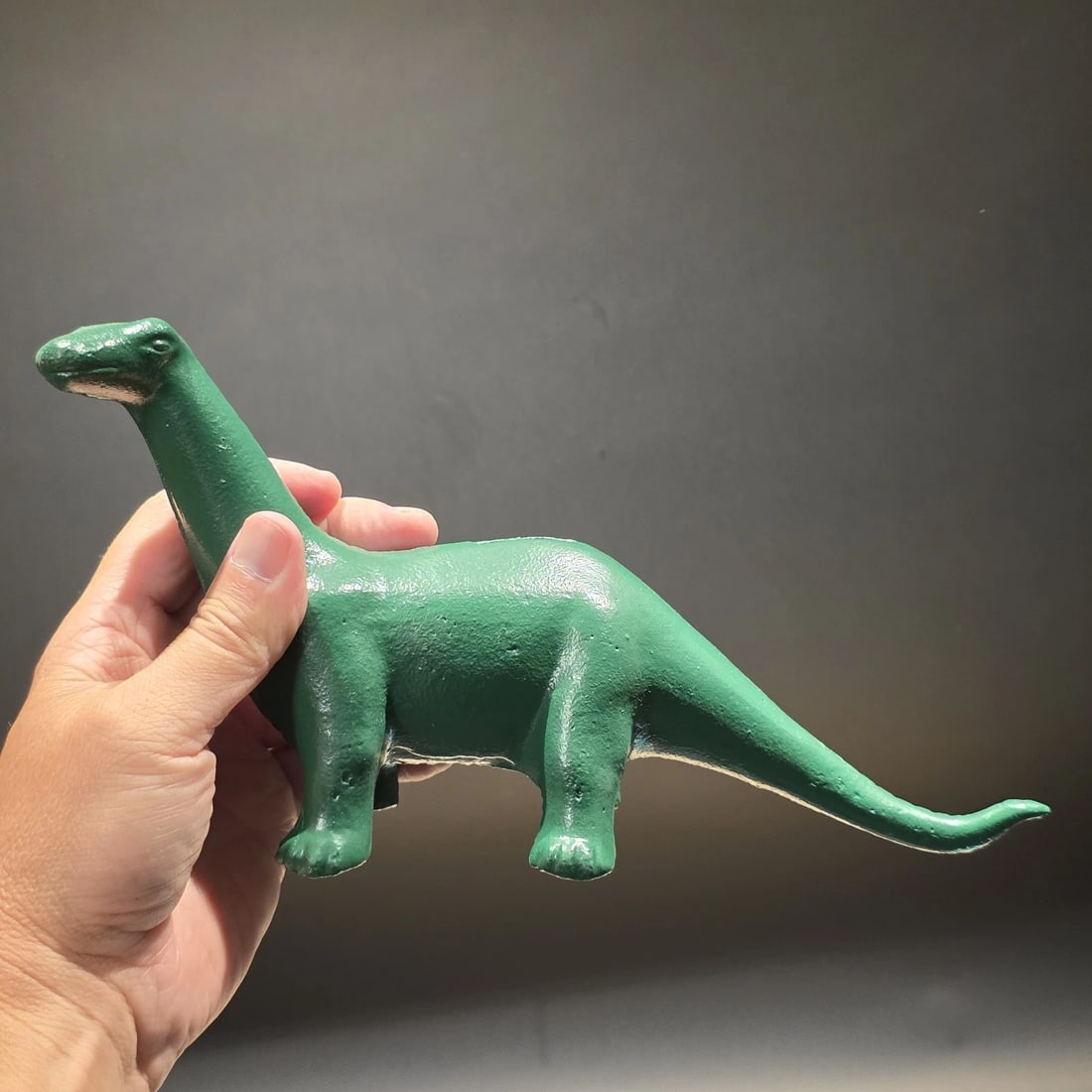 Cast Iron Brontosaurus Dinosaur Coin Bank - 4