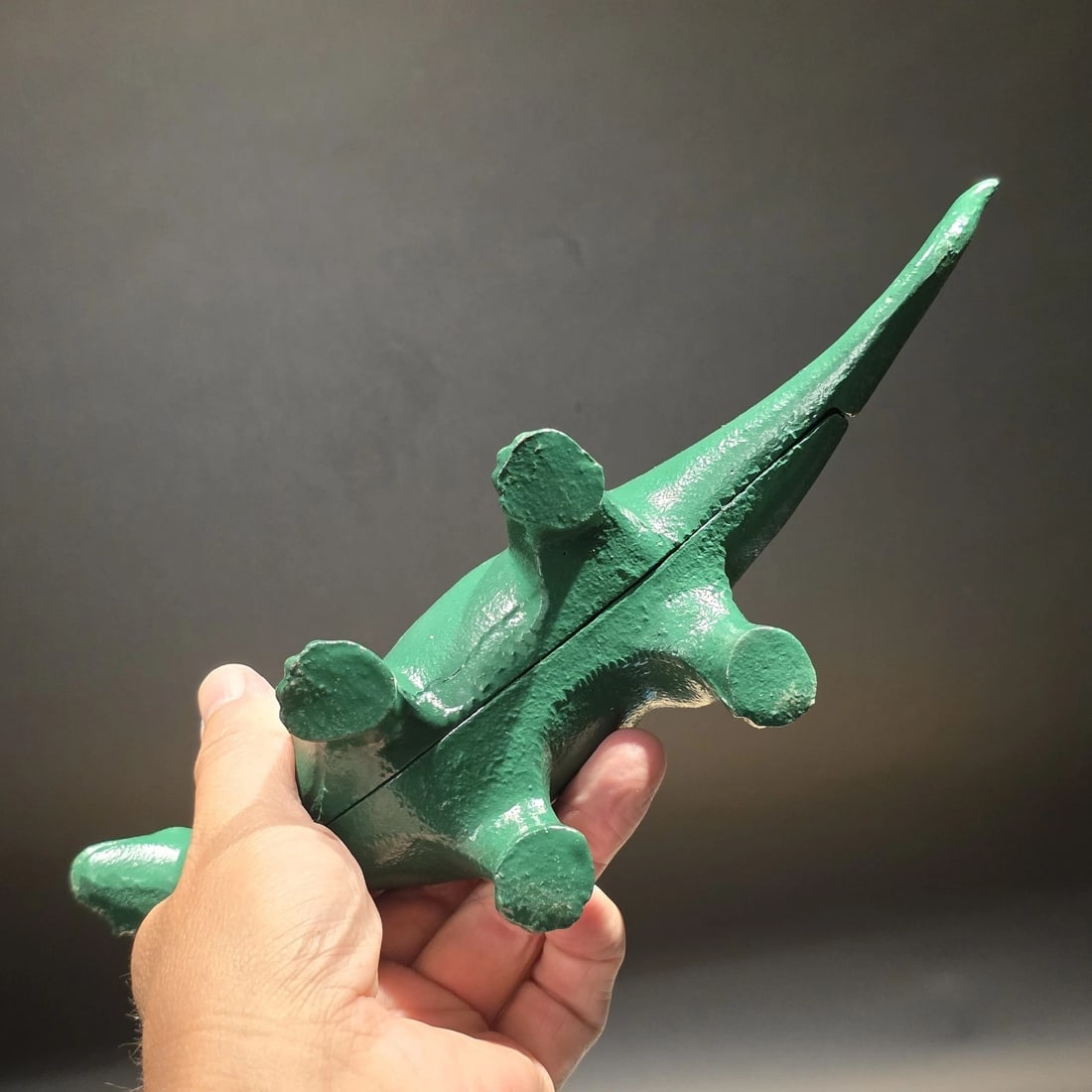 Cast Iron Brontosaurus Dinosaur Coin Bank - 5