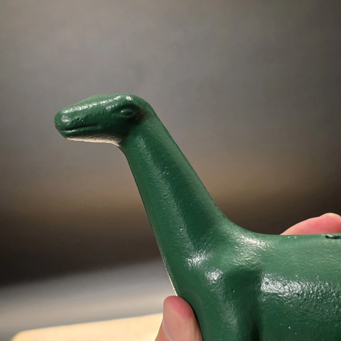 Cast Iron Brontosaurus Dinosaur Coin Bank - 8