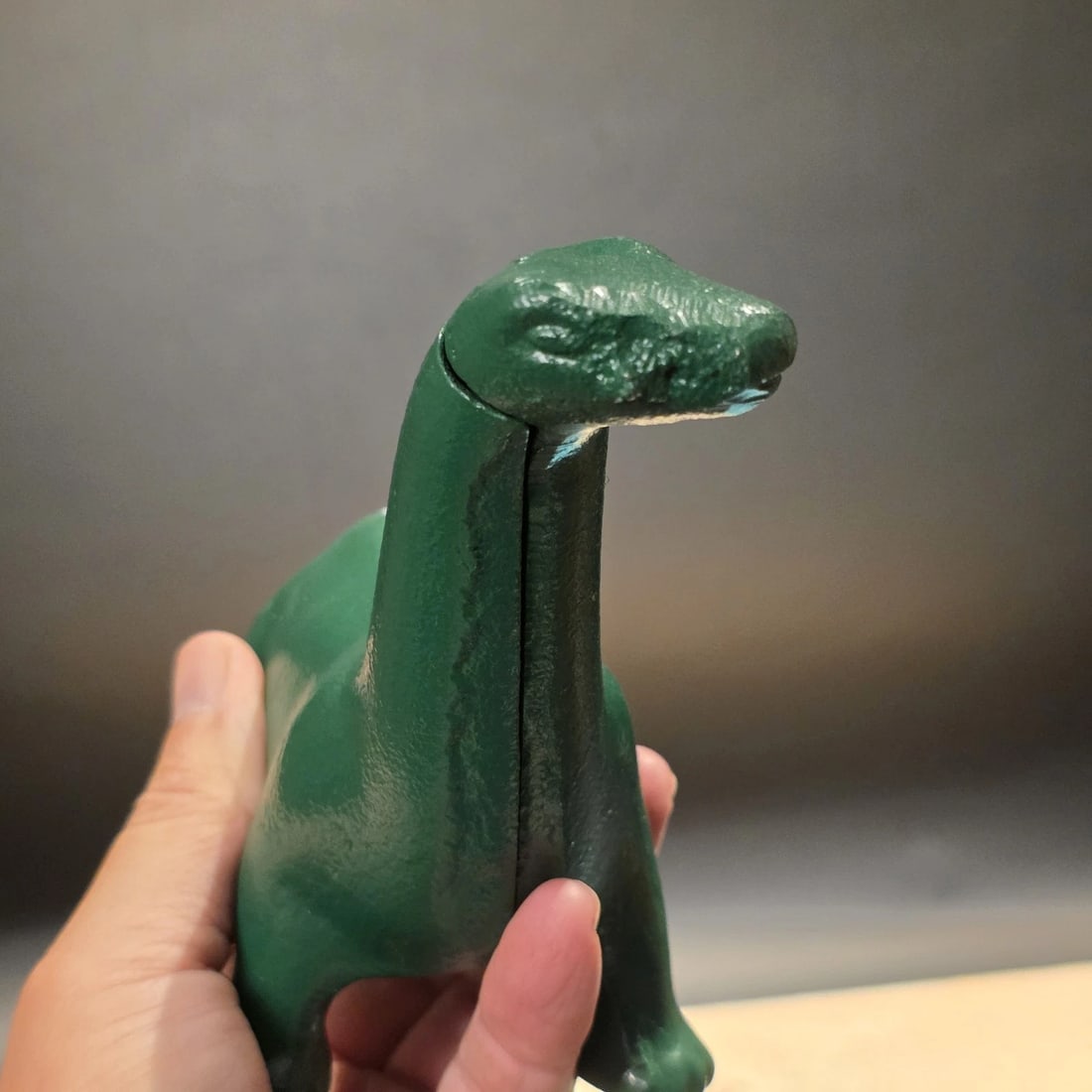 Cast Iron Brontosaurus Dinosaur Coin Bank - 9