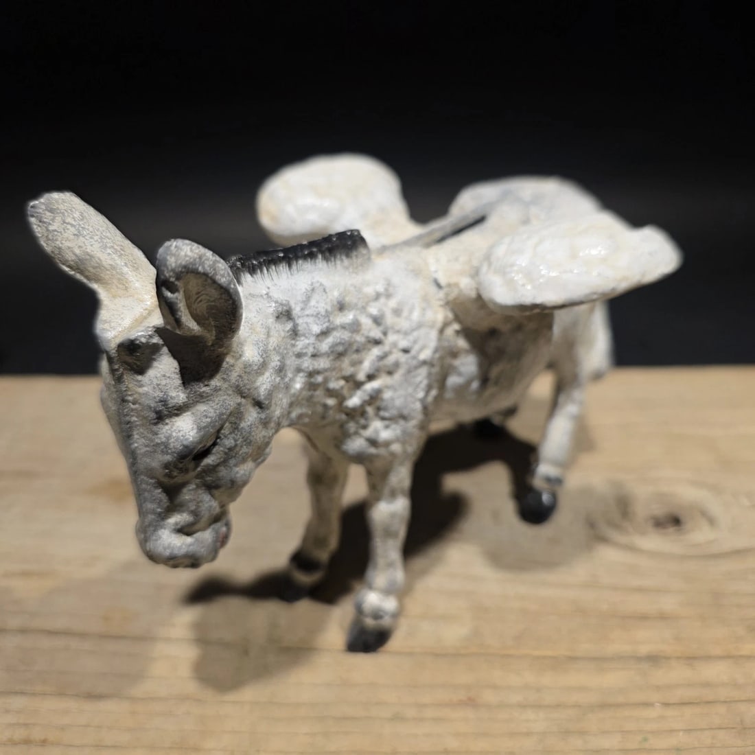 Cast Iron Flying Donkey Coin Bank - 10