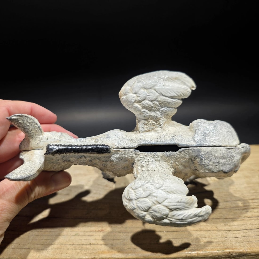 Cast Iron Flying Donkey Coin Bank - 12