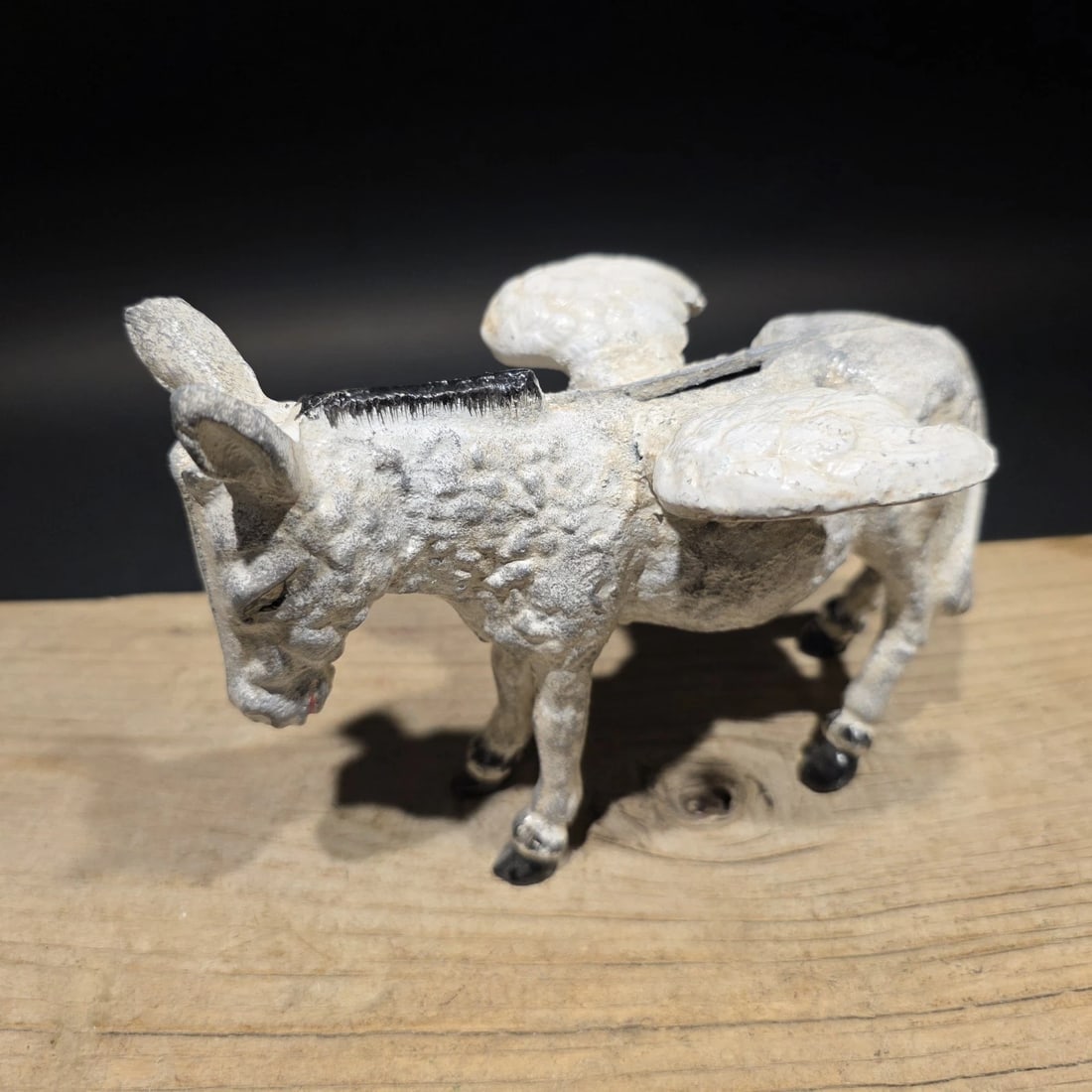 Cast Iron Flying Donkey Coin Bank - 14