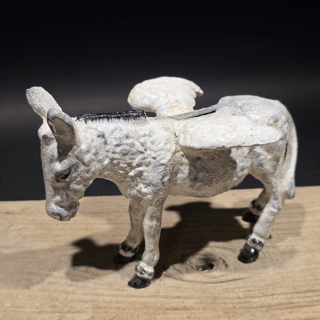 Cast Iron Flying Donkey Coin Bank - 16