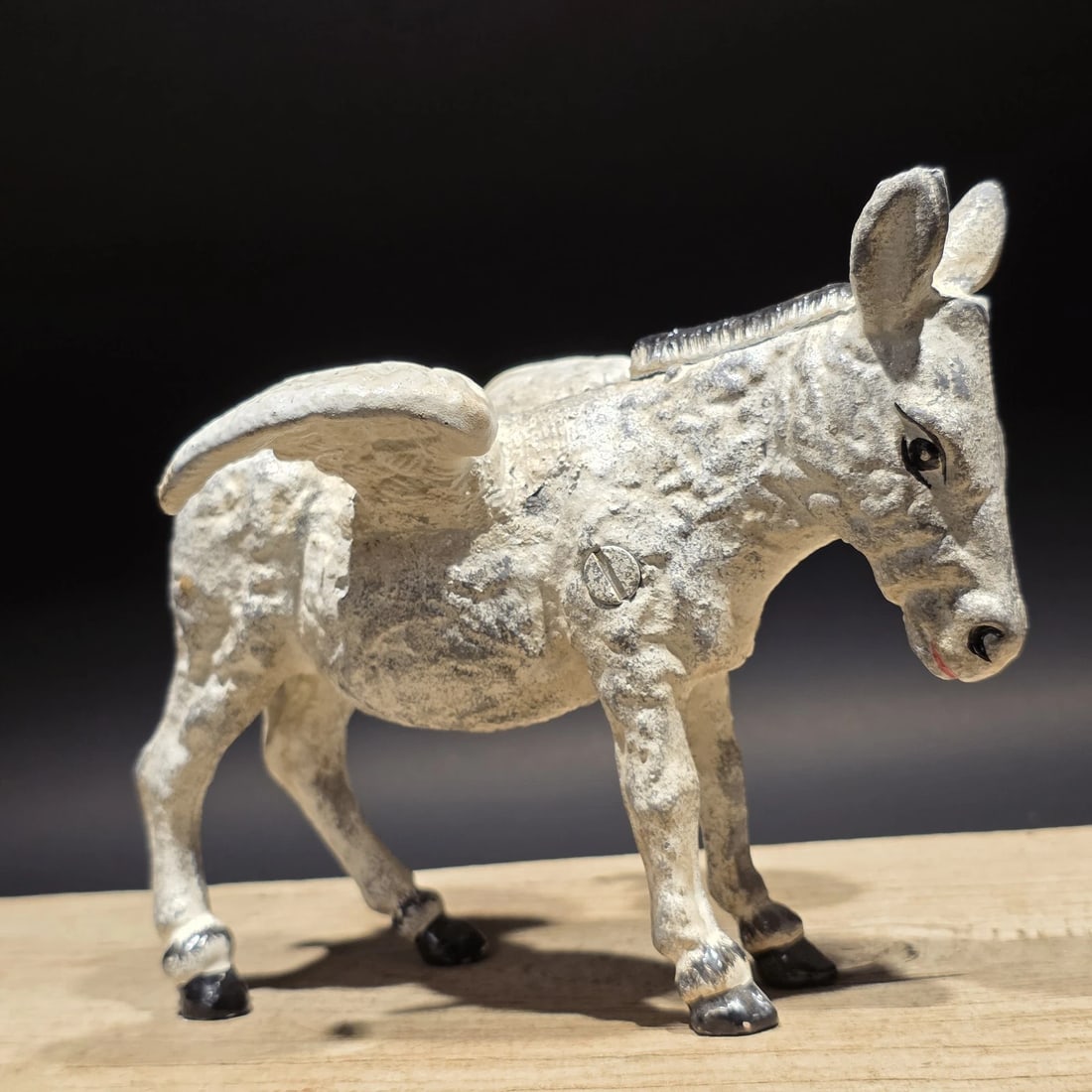 Cast Iron Flying Donkey Coin Bank - 19