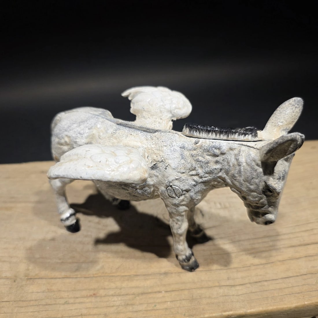 Cast Iron Flying Donkey Coin Bank - 3