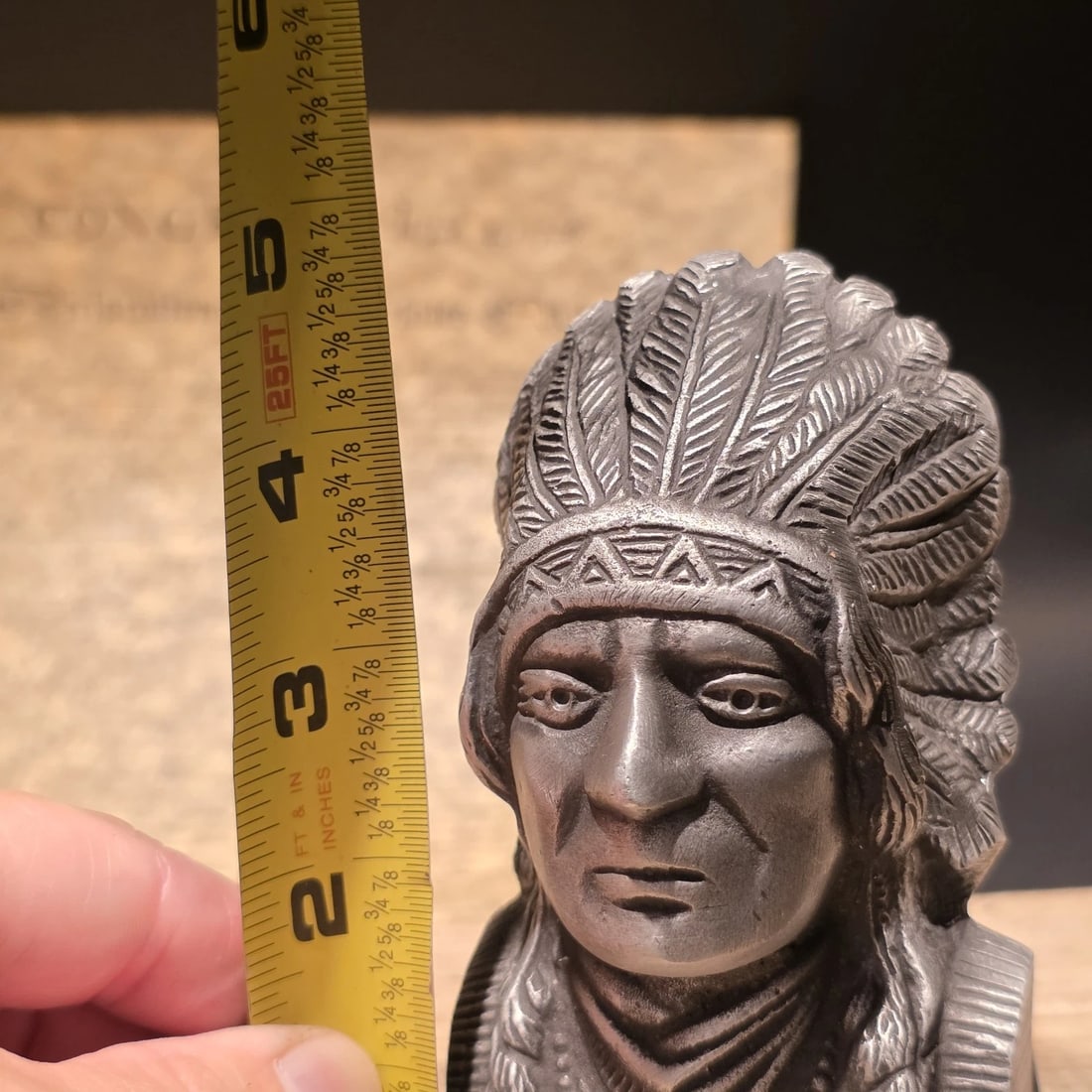 5" Metal Indian Motorcycle Coin Bank - 11