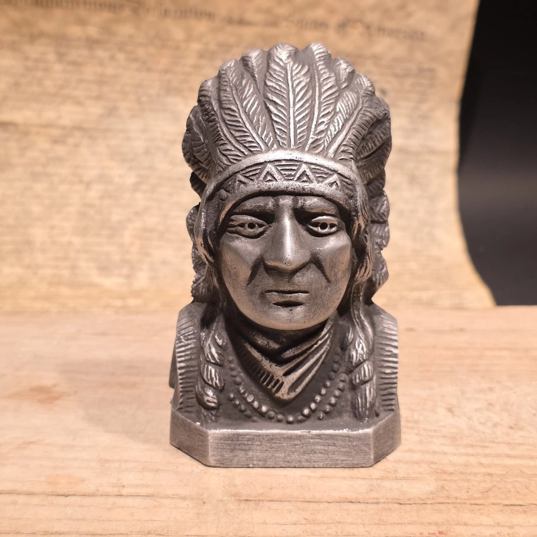 5" Metal Indian Motorcycle Coin Bank - 6