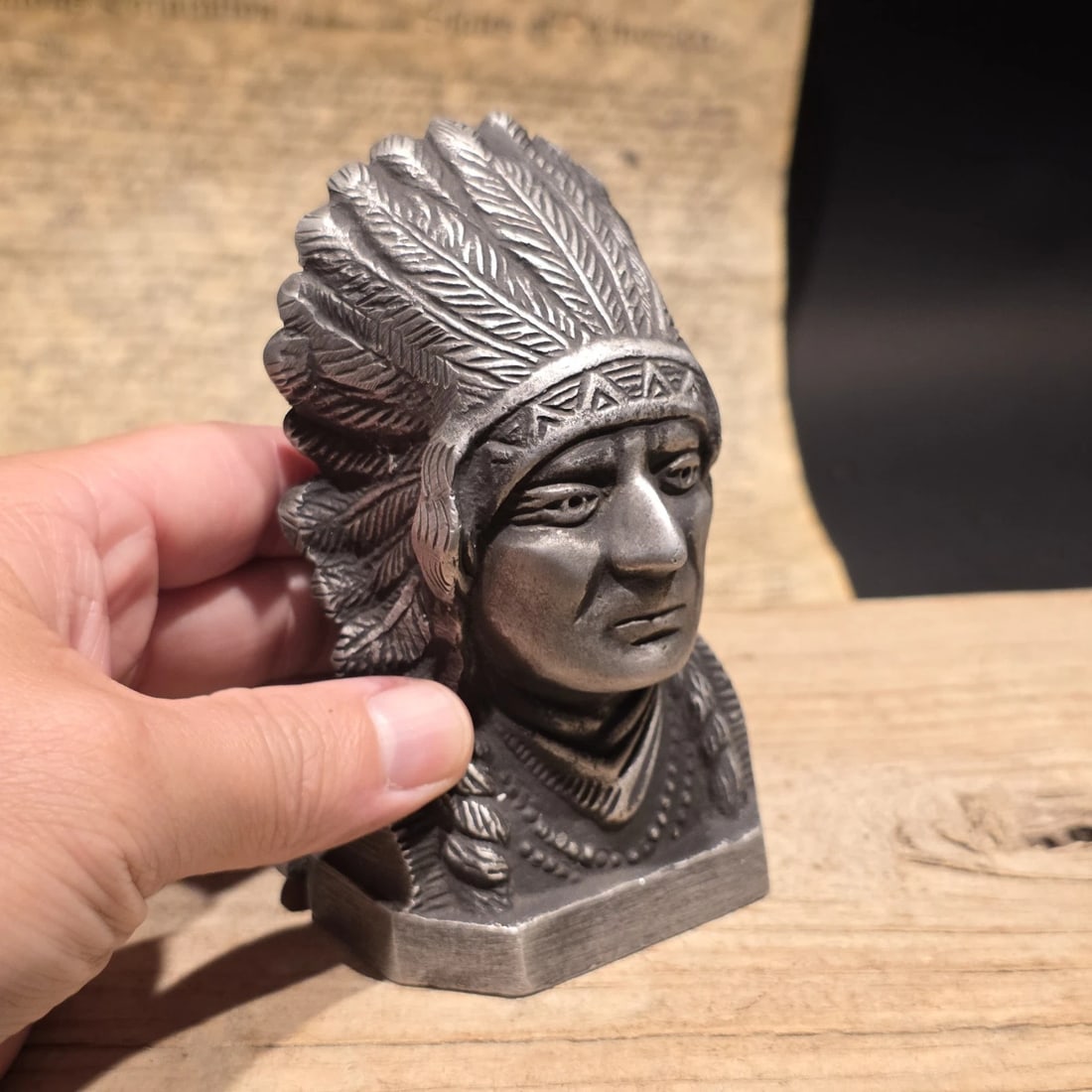 5" Metal Indian Motorcycle Coin Bank - 8