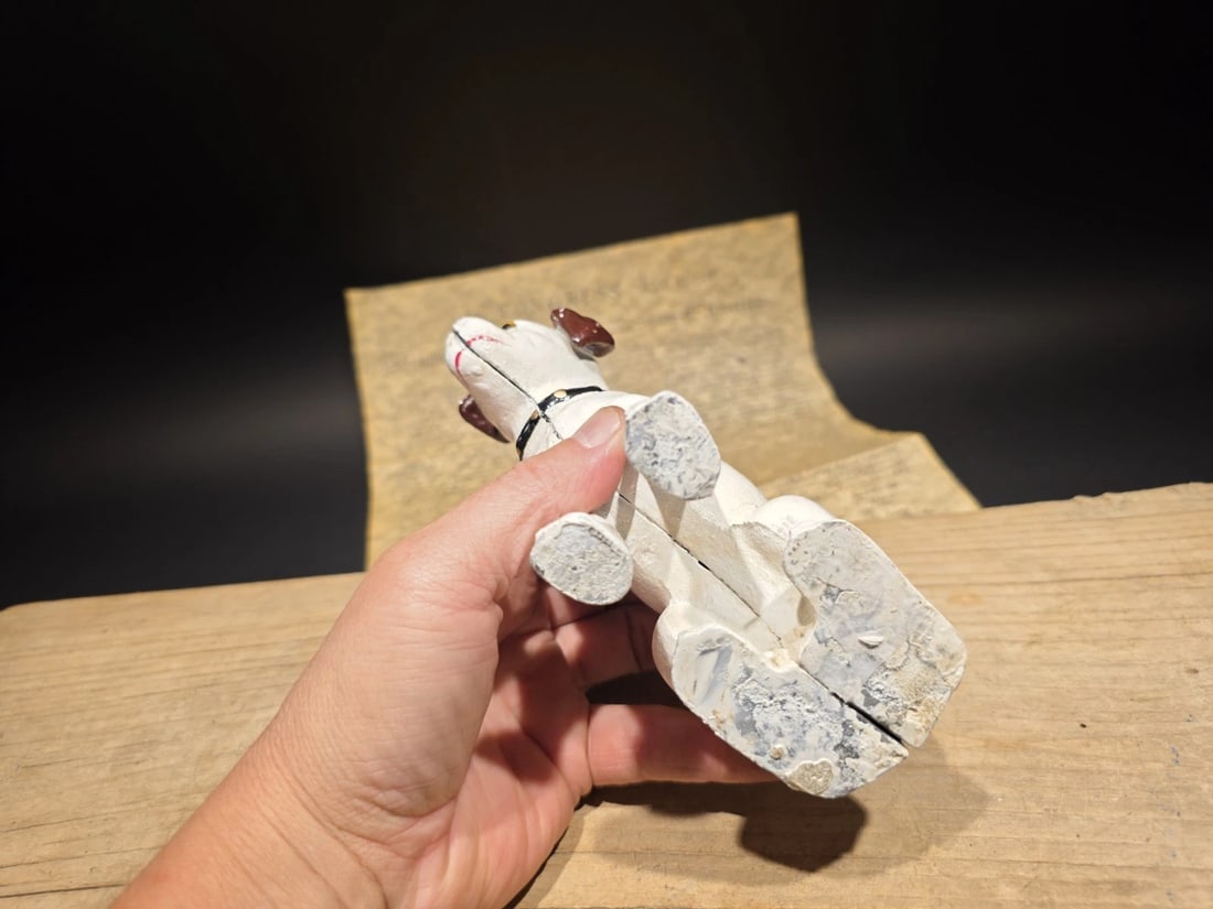 6" Nipper Dog Cast Iron Coin Bank - 6